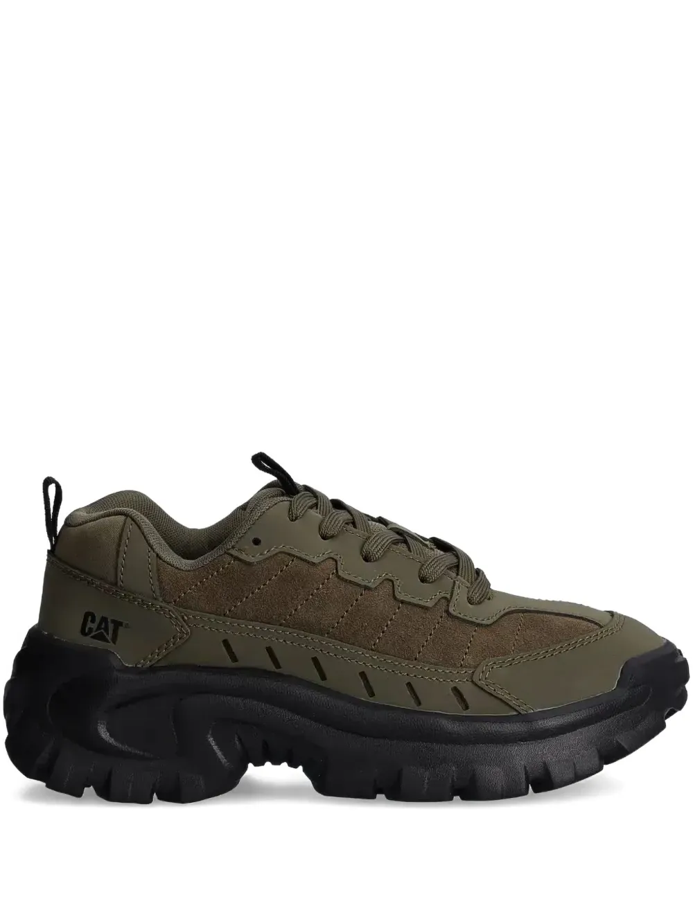 Caterpillar Intruder sneakers met textuur Groen