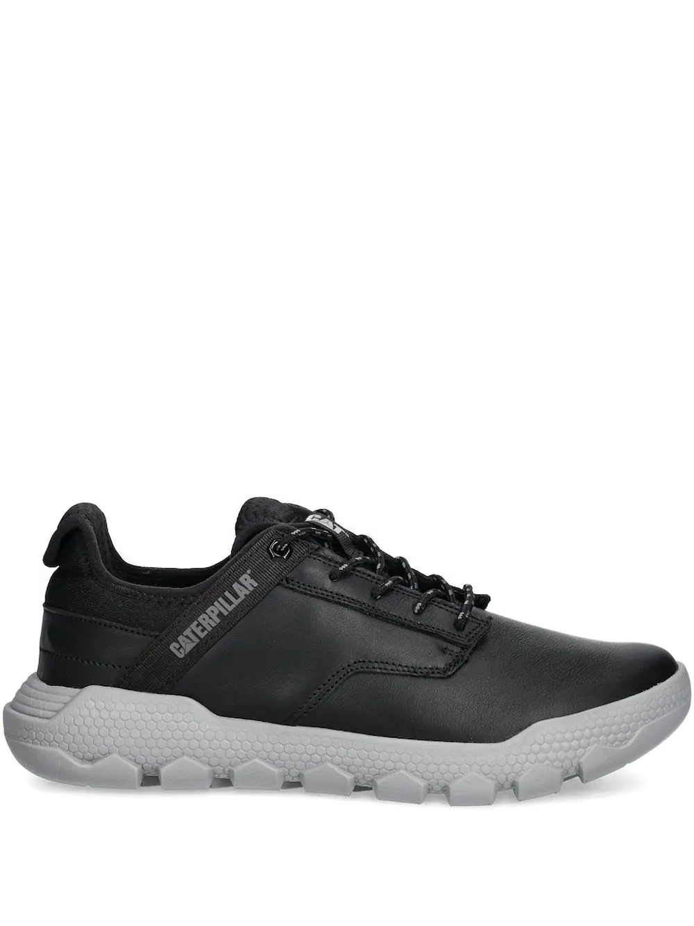 Caterpillar Hex Lite leather lace-up sneakers Black