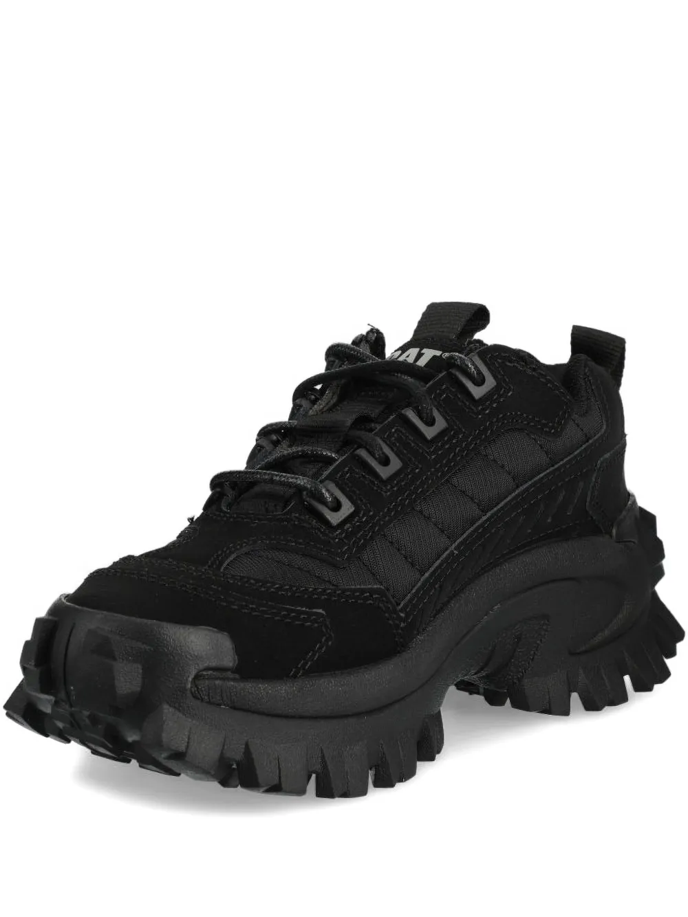 Caterpillar Lace-up Chunky Sneakers In Black