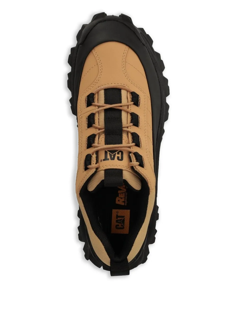 caterpillar logo-print sneakers Black