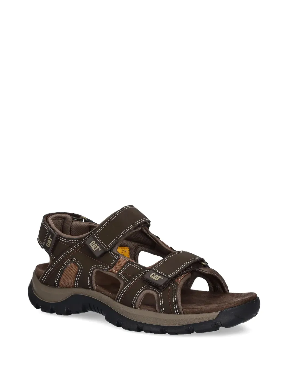caterpillar Giles three-strap sandals Brown
