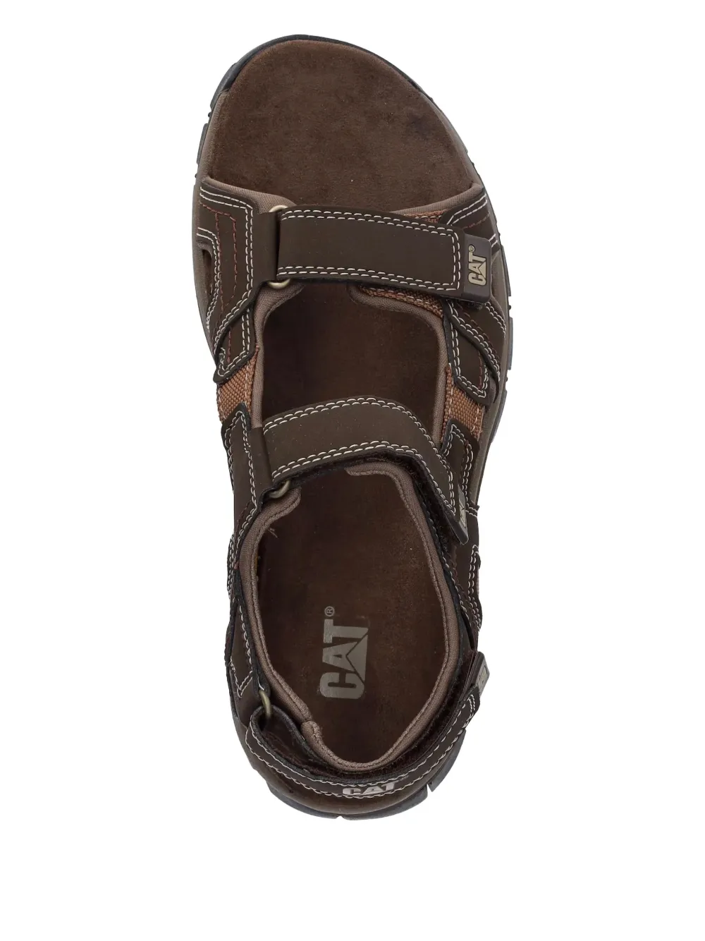 caterpillar Giles three-strap sandals Brown