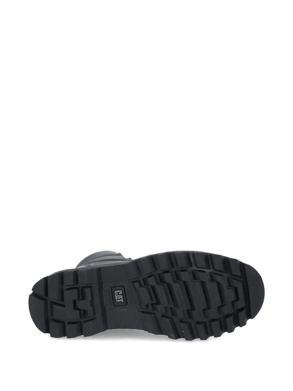 caterpillar lace-up leather hiking boots Black