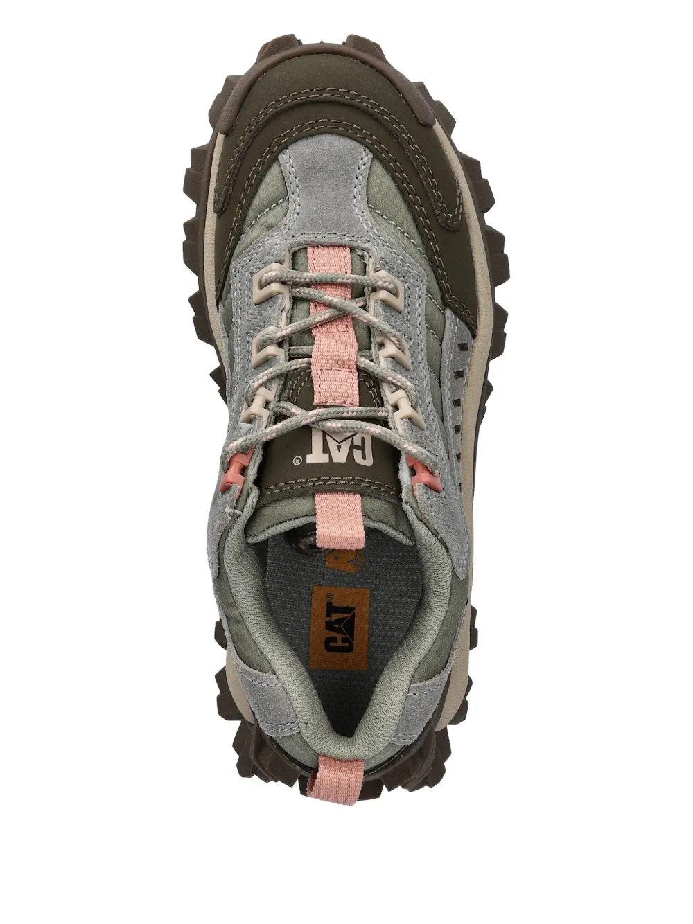 Caterpillar Intruder Lace-up Chunky Sneakers In Green