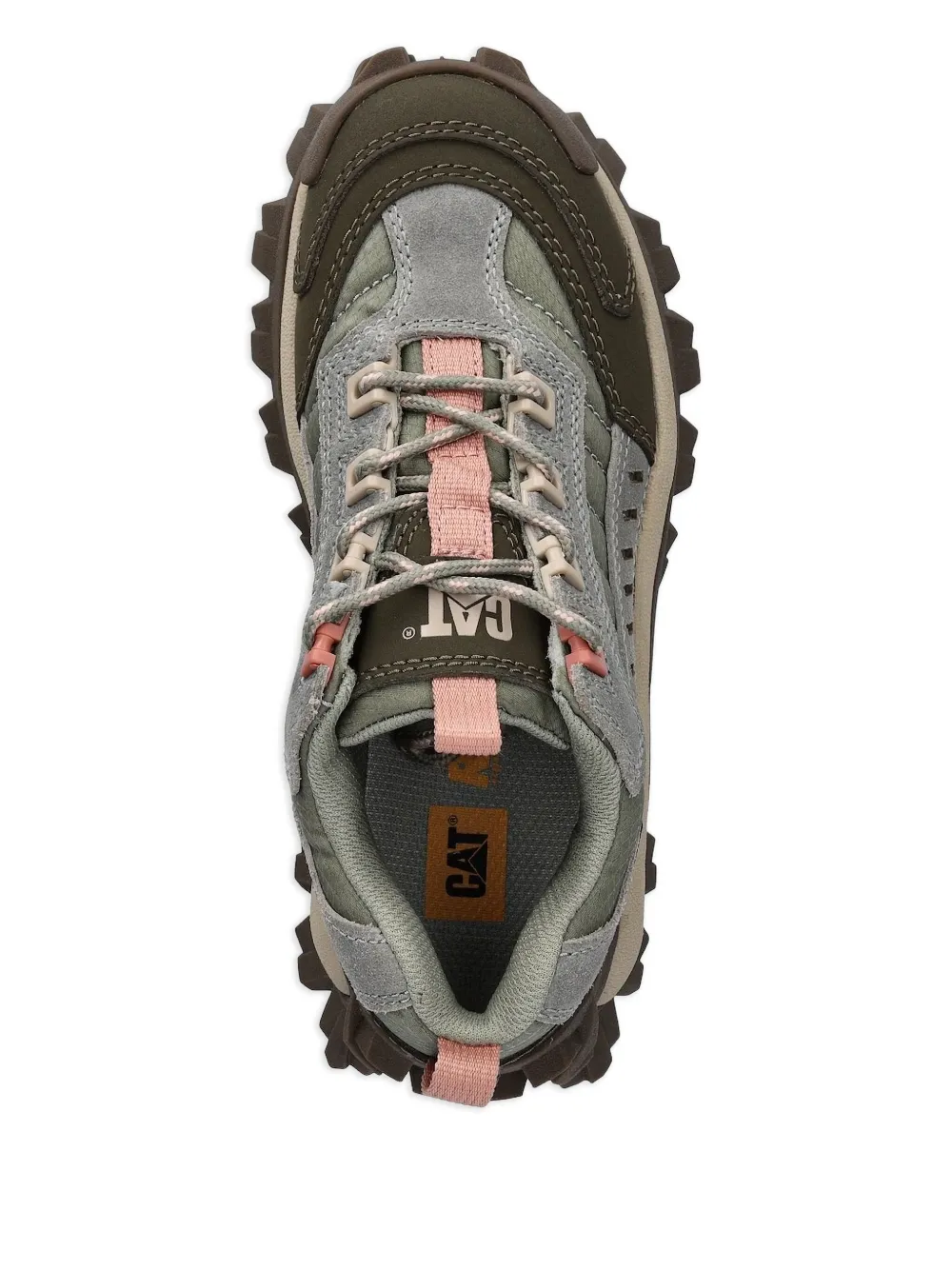 caterpillar Intruder lace-up chunky sneakers Green