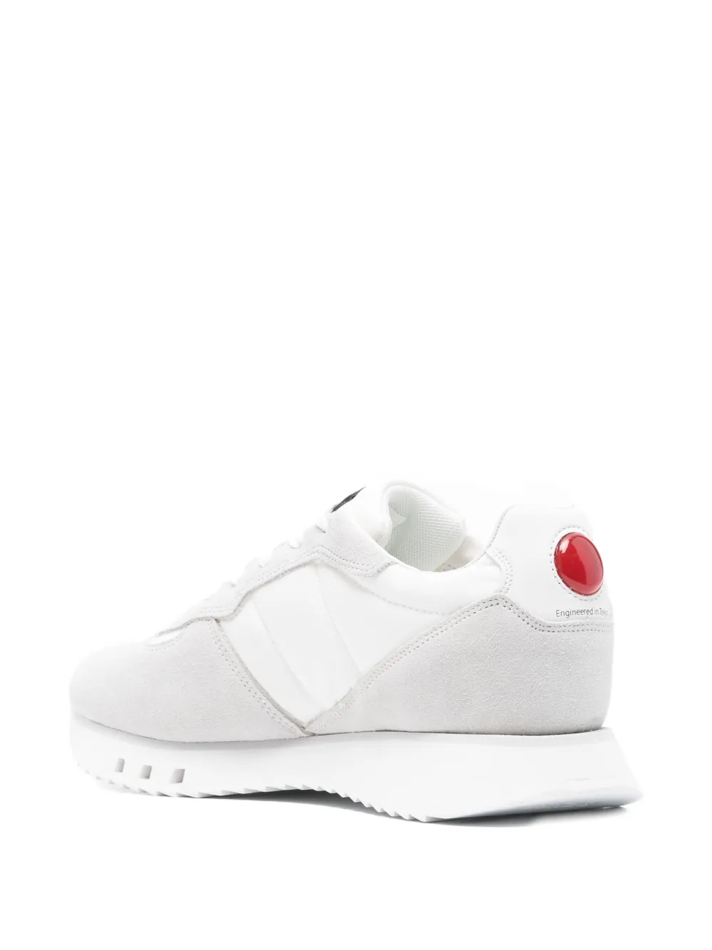 Blauer logo-detail sneakers White