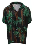 Endless Joy bamboo-print shirt - Black