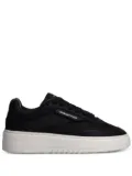 Copenhagen logo-label leather sneakers - Black