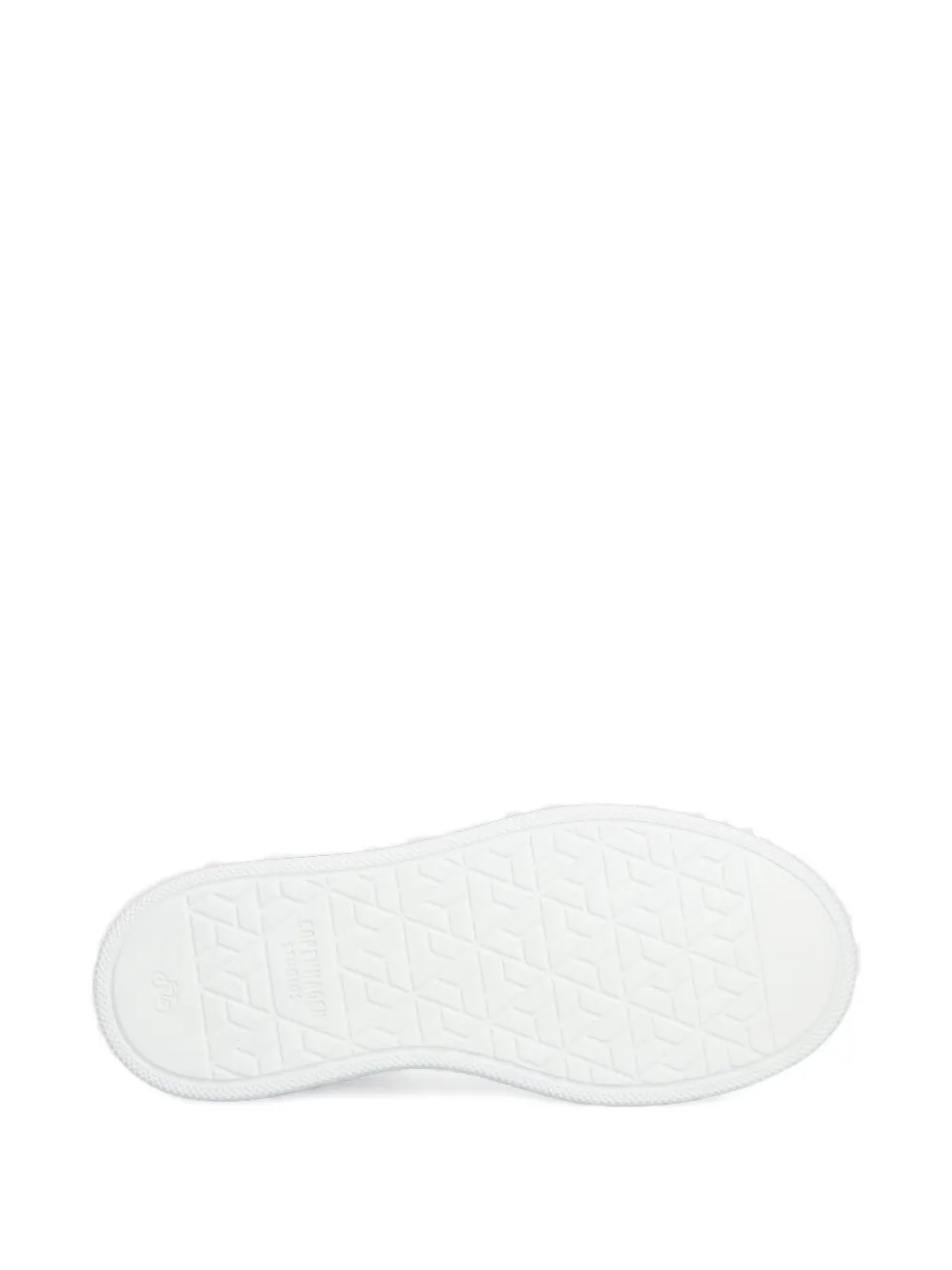 Copenhagen platform leather suede trainers White