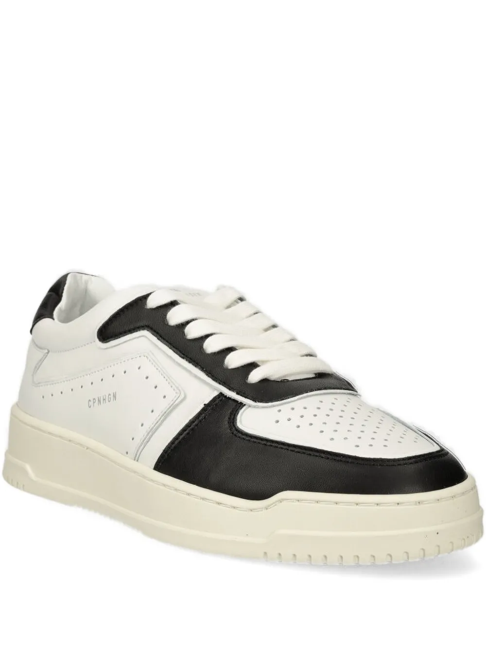 Copenhagen Sneakers met geperforeerde vlakken Wit