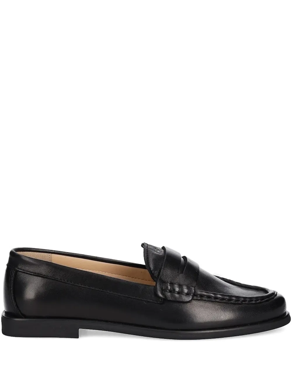Copenhagen Penny-strap Leather Loafers In Black