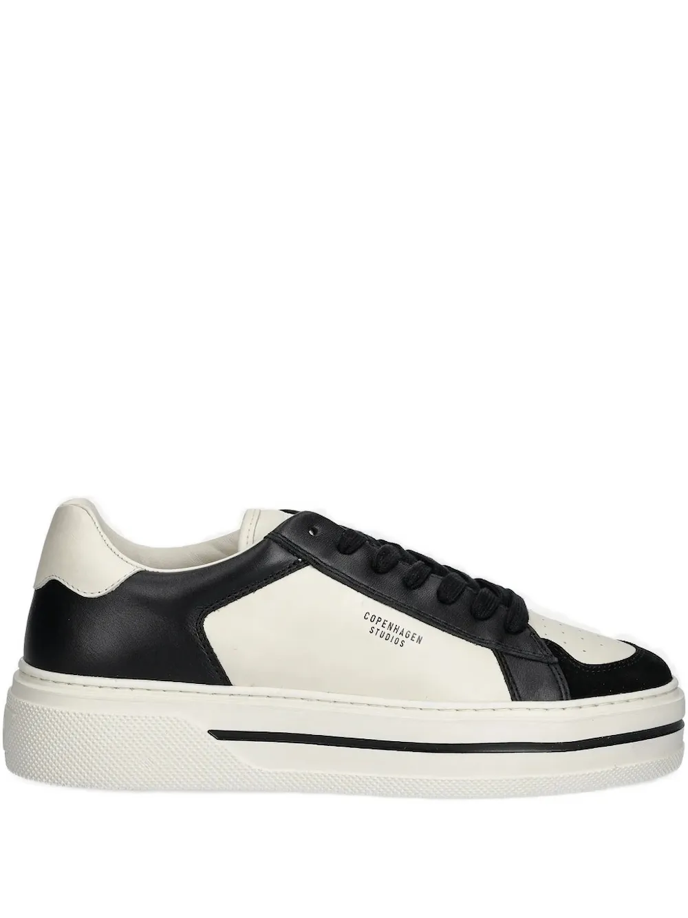 Copenhagen leather-panel sneakers Black