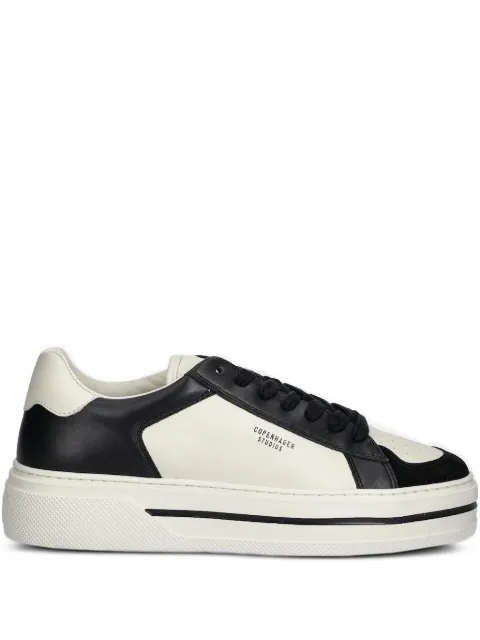 Copenhagen leather-panel sneakers