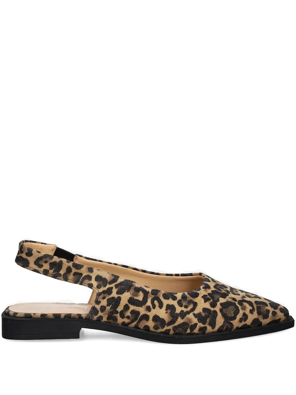 Copenhagen Cph416 Pointed-toe Slingback Flat Pumps In Brown