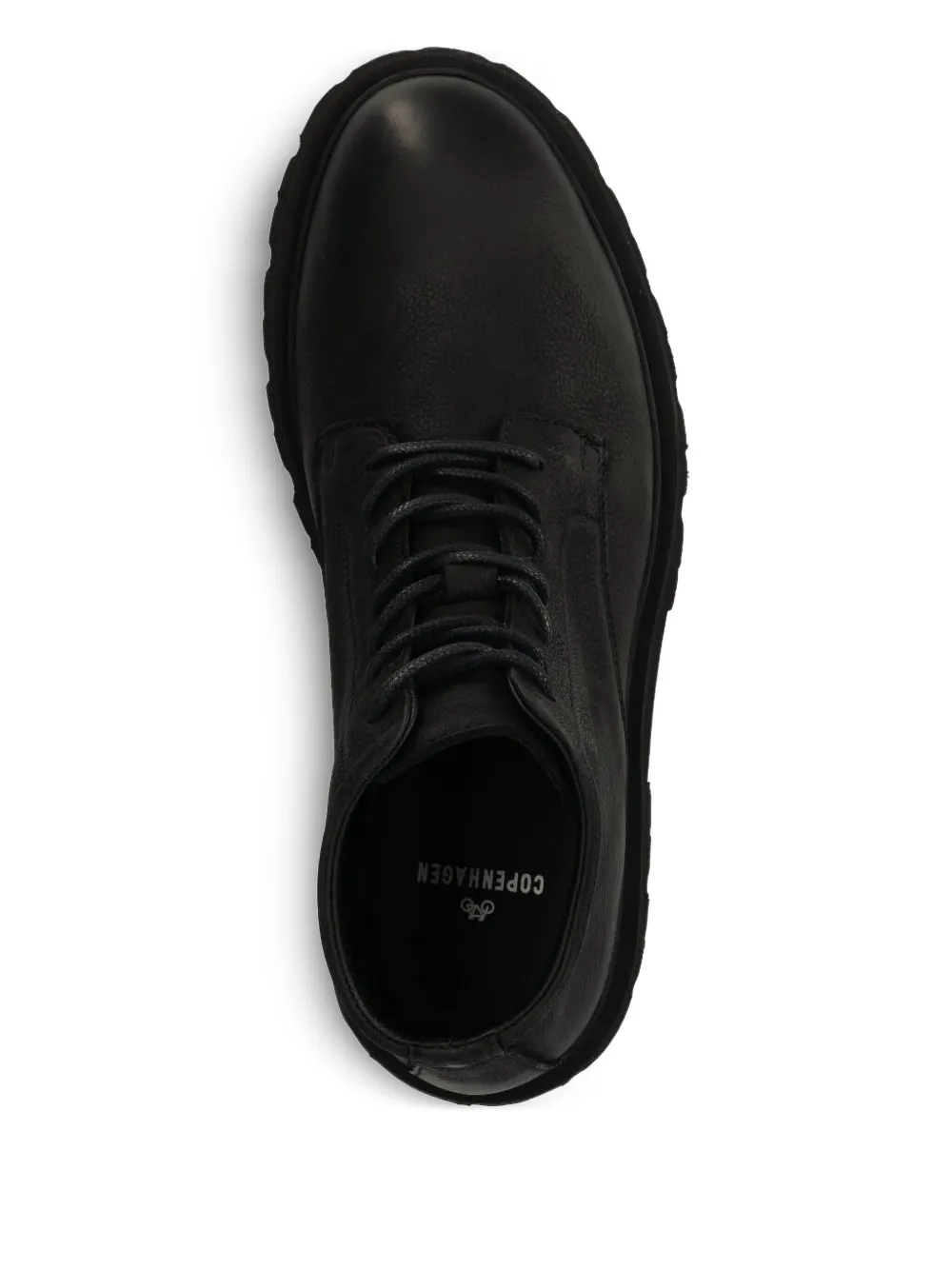 Copenhagen lace-up chunky-sole boots Black