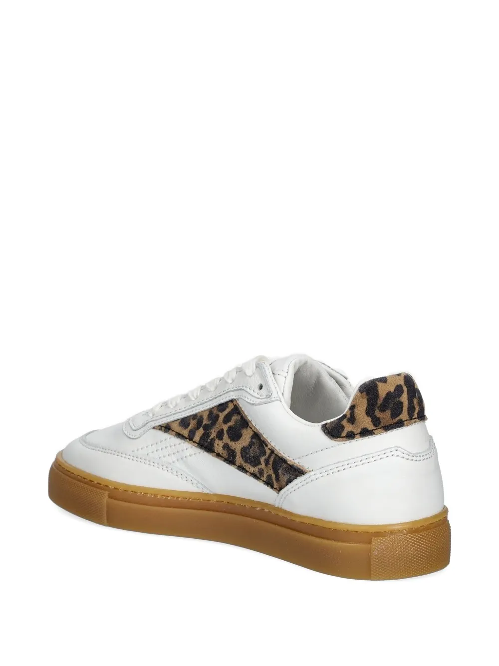 Copenhagen Leopard-print Sneakers In White
