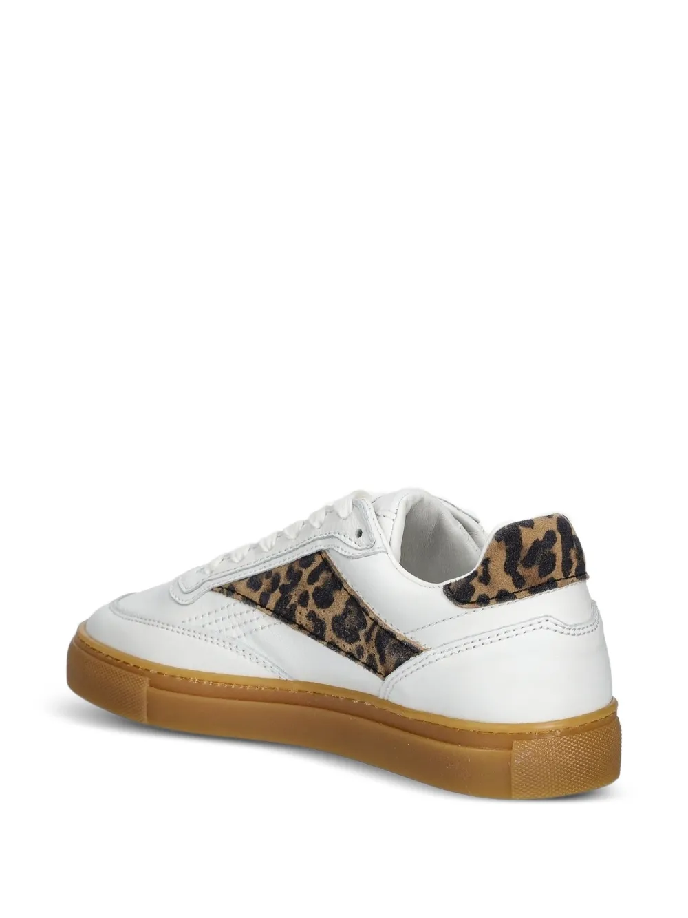 Copenhagen Sneakers met luipaardprint Wit