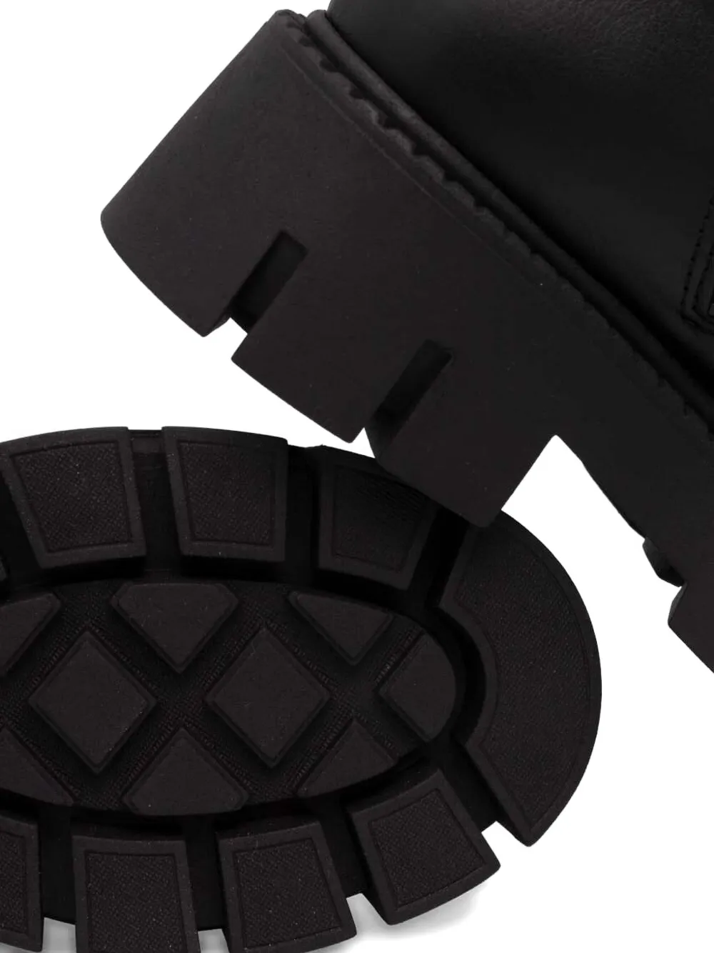 Copenhagen knee-high lug-sole boots Black