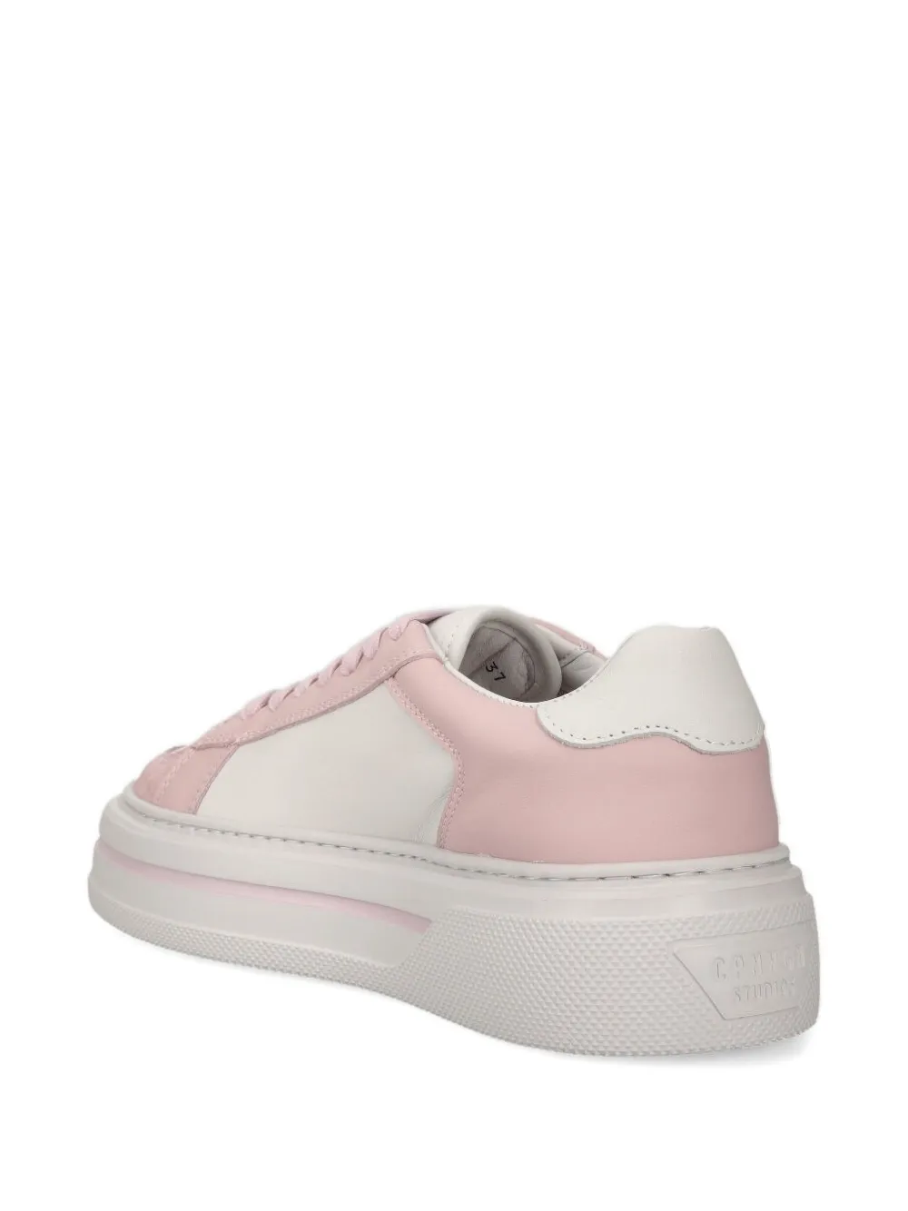 Copenhagen platform leather sneakers - Roze