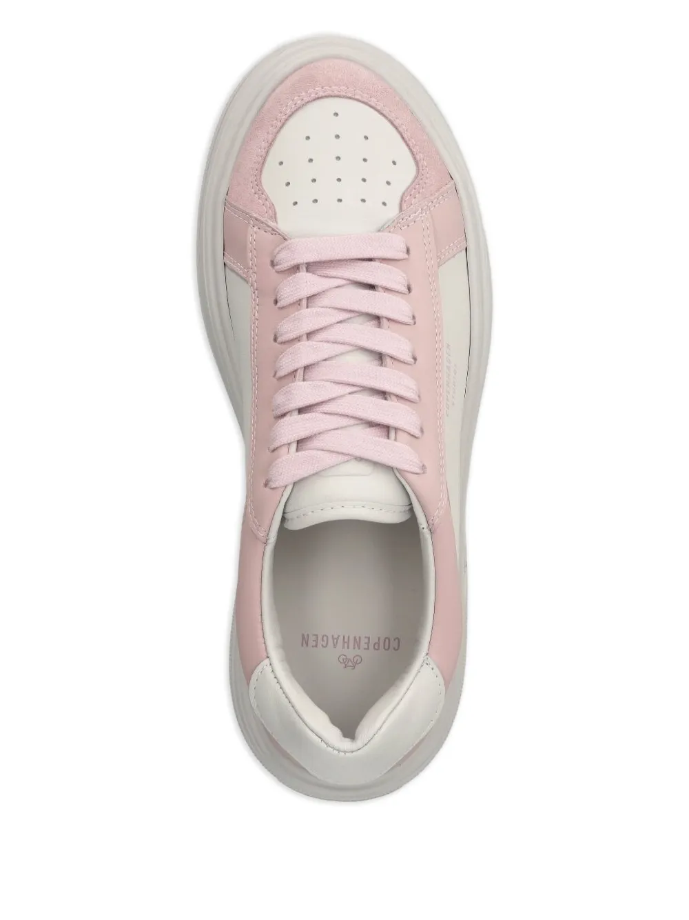 Copenhagen Platform Leather Sneakers In Pink