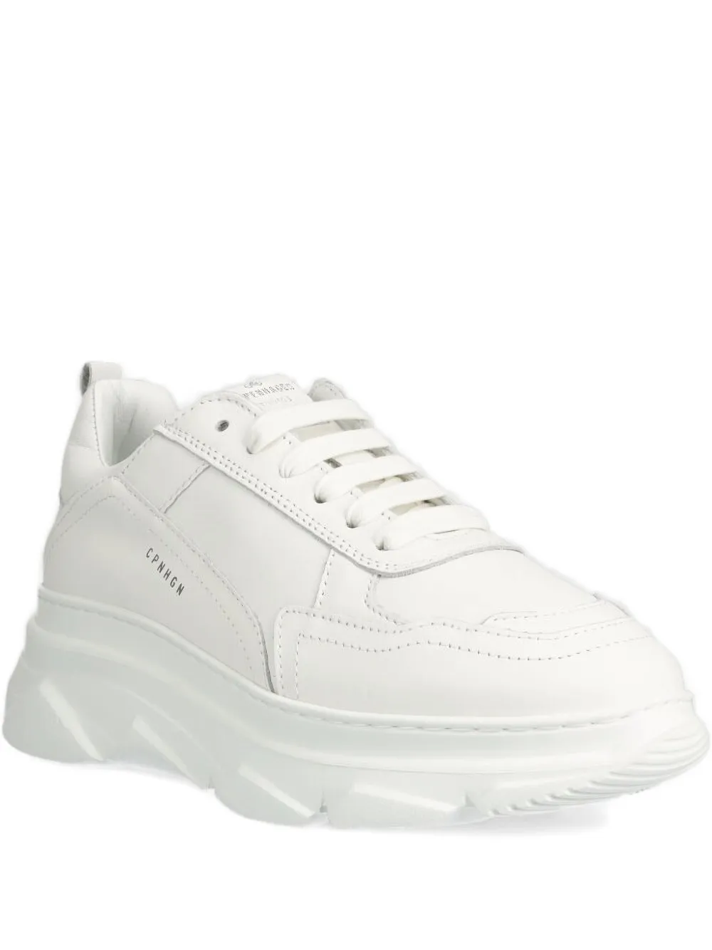 Copenhagen Chunky Platform Sneakers In White