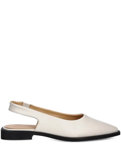 Copenhagen slingback pointed-toe flat pumps