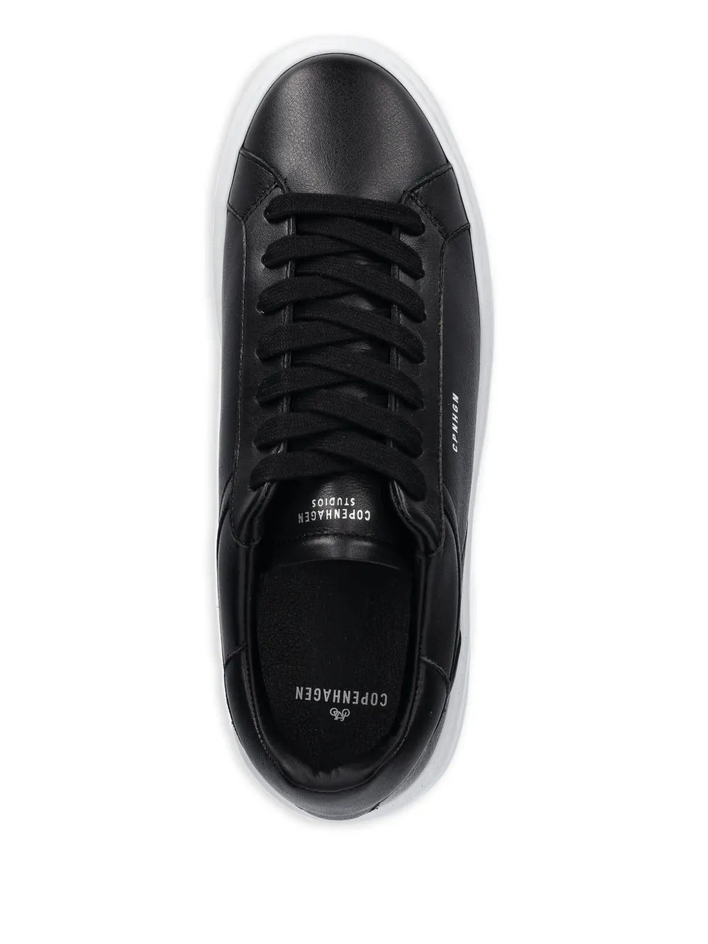 Copenhagen Vitello leren sneakers Zwart