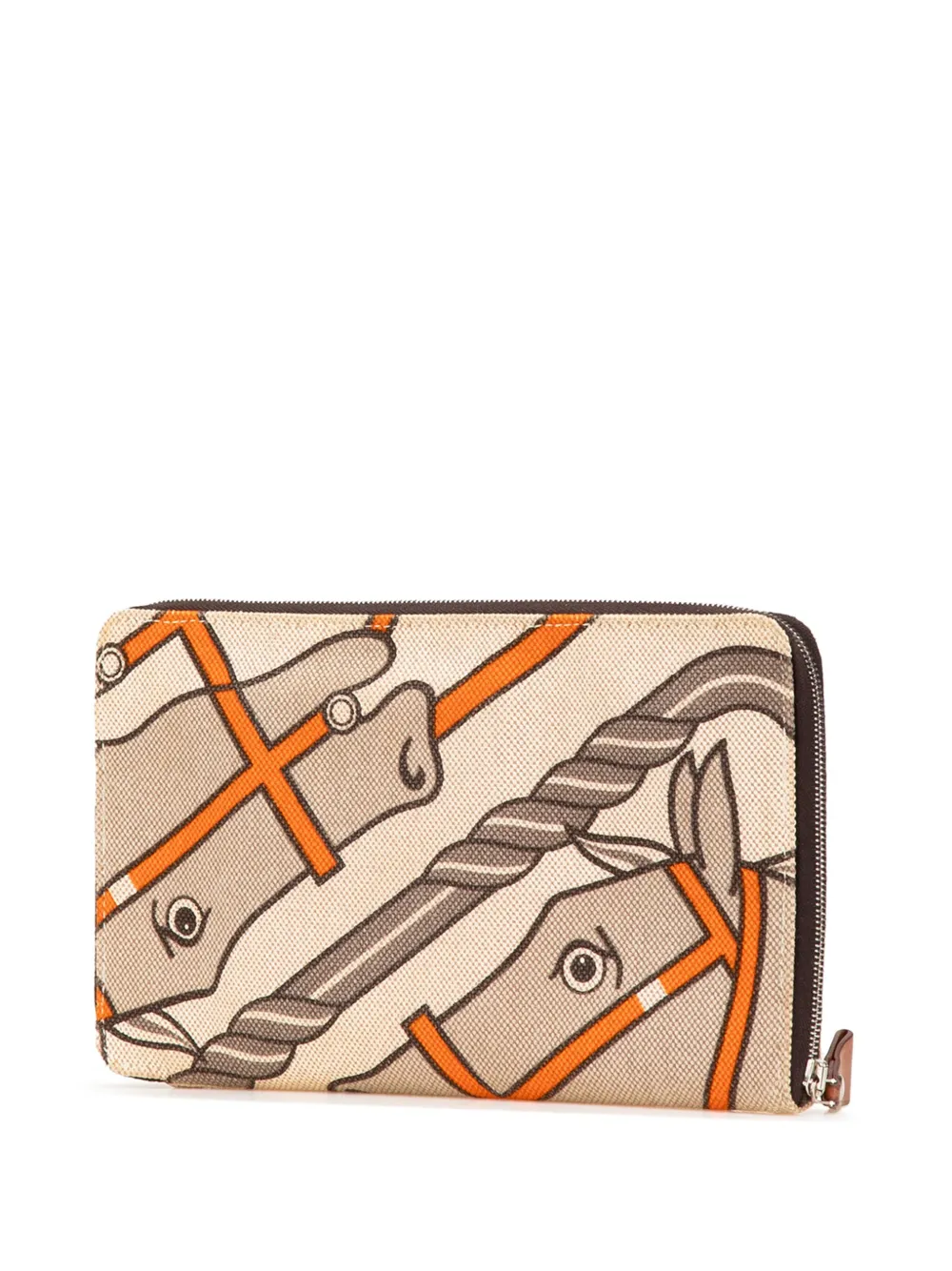 Hermès Pre-Owned 2013 Toile Steeple GM Wallet long wallets | Image 2