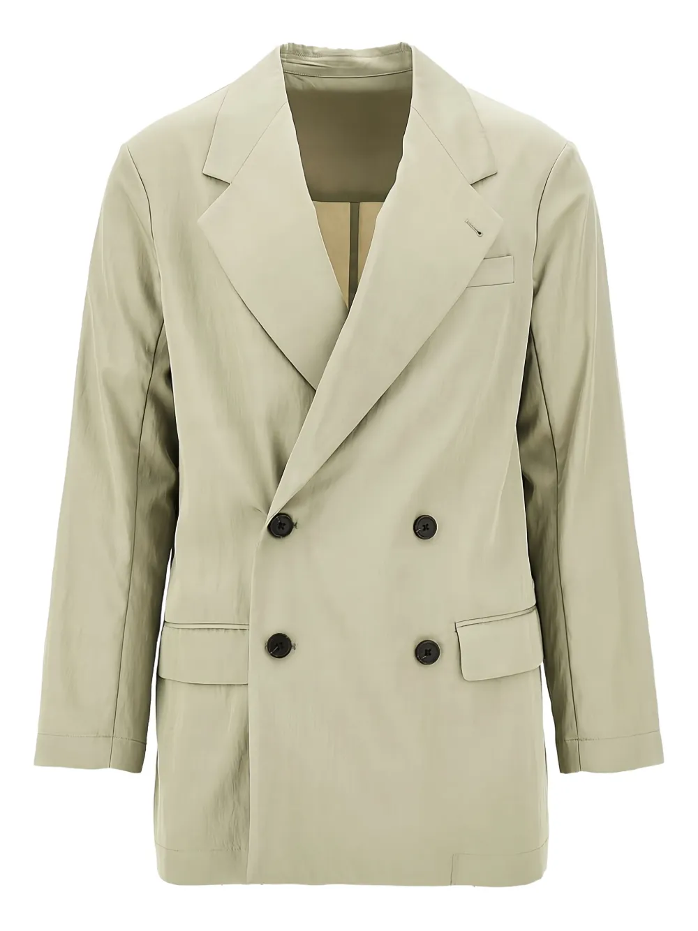 Emporio Armani double-breasted blazer Beige
