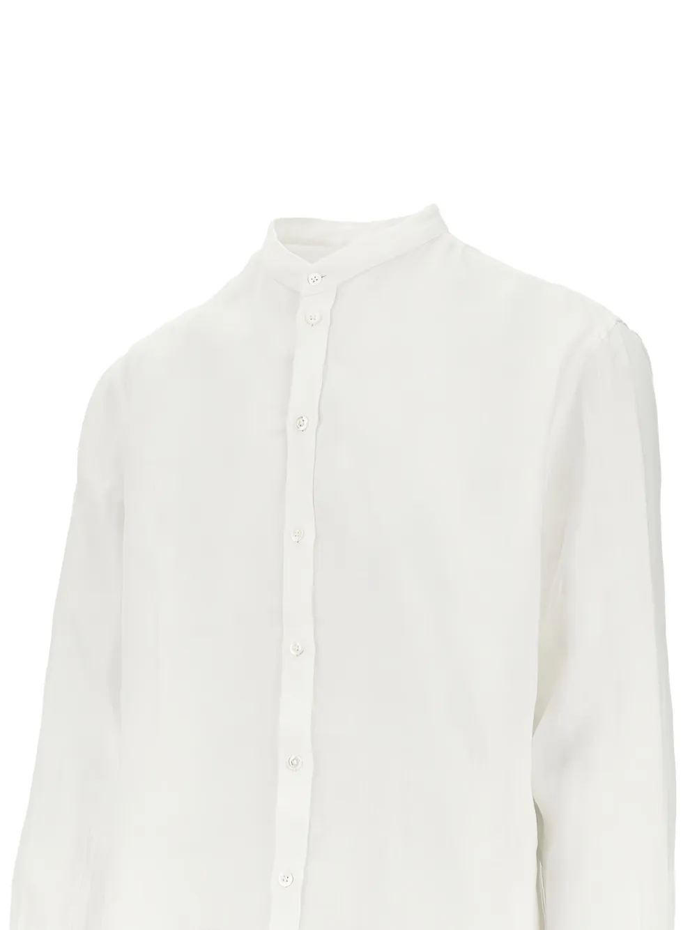 Emporio Armani Kraagloos overhemd Wit