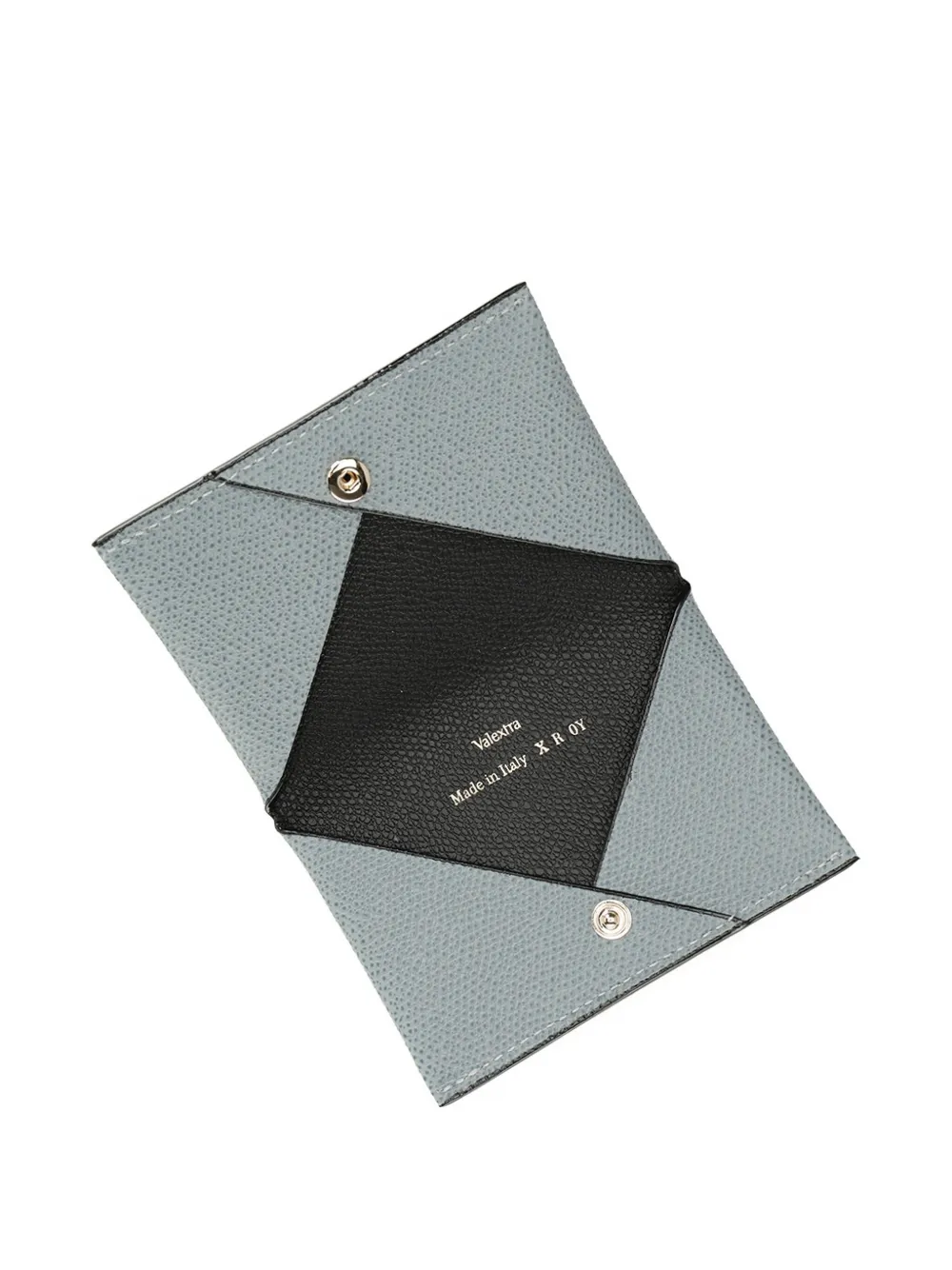 Valextra Pasjeshouder met textuur Blauw