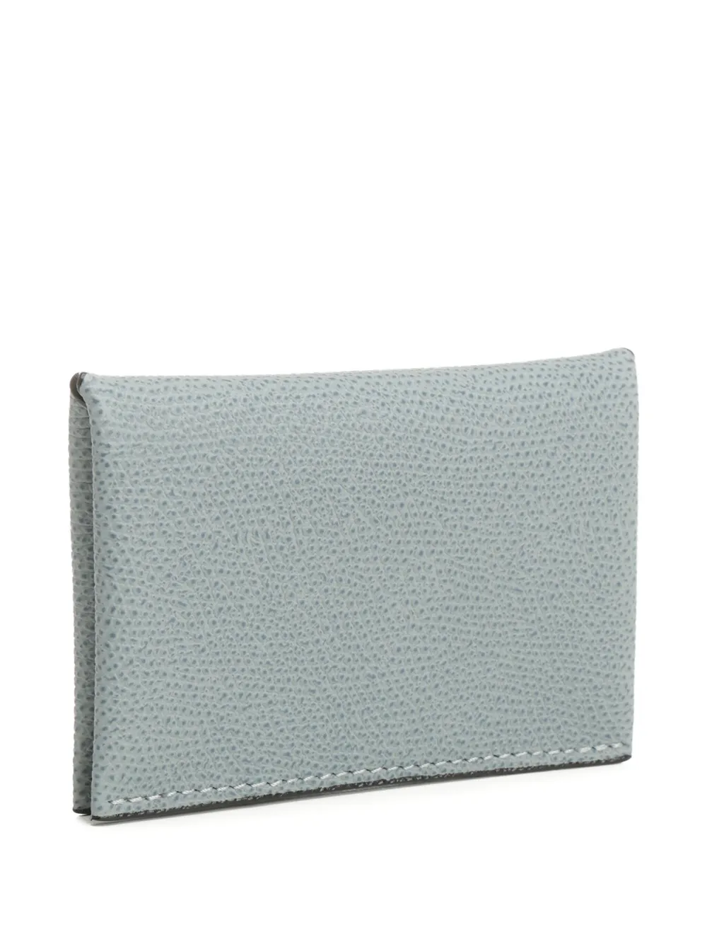 Valextra Pasjeshouder met textuur Blauw