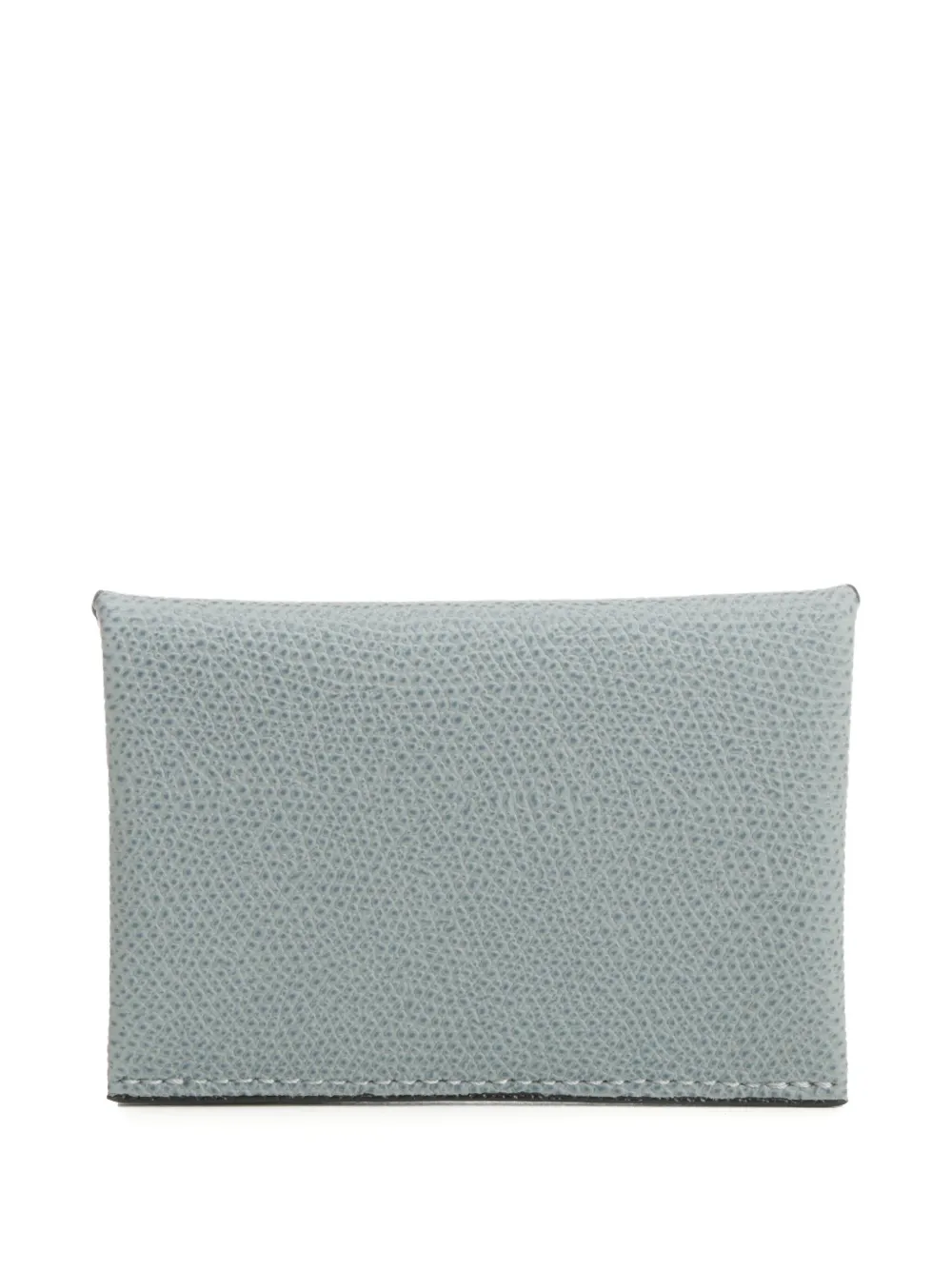 Valextra Pasjeshouder met textuur Blauw