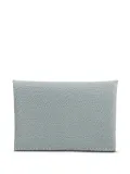 Valextra textured card holder - Blue