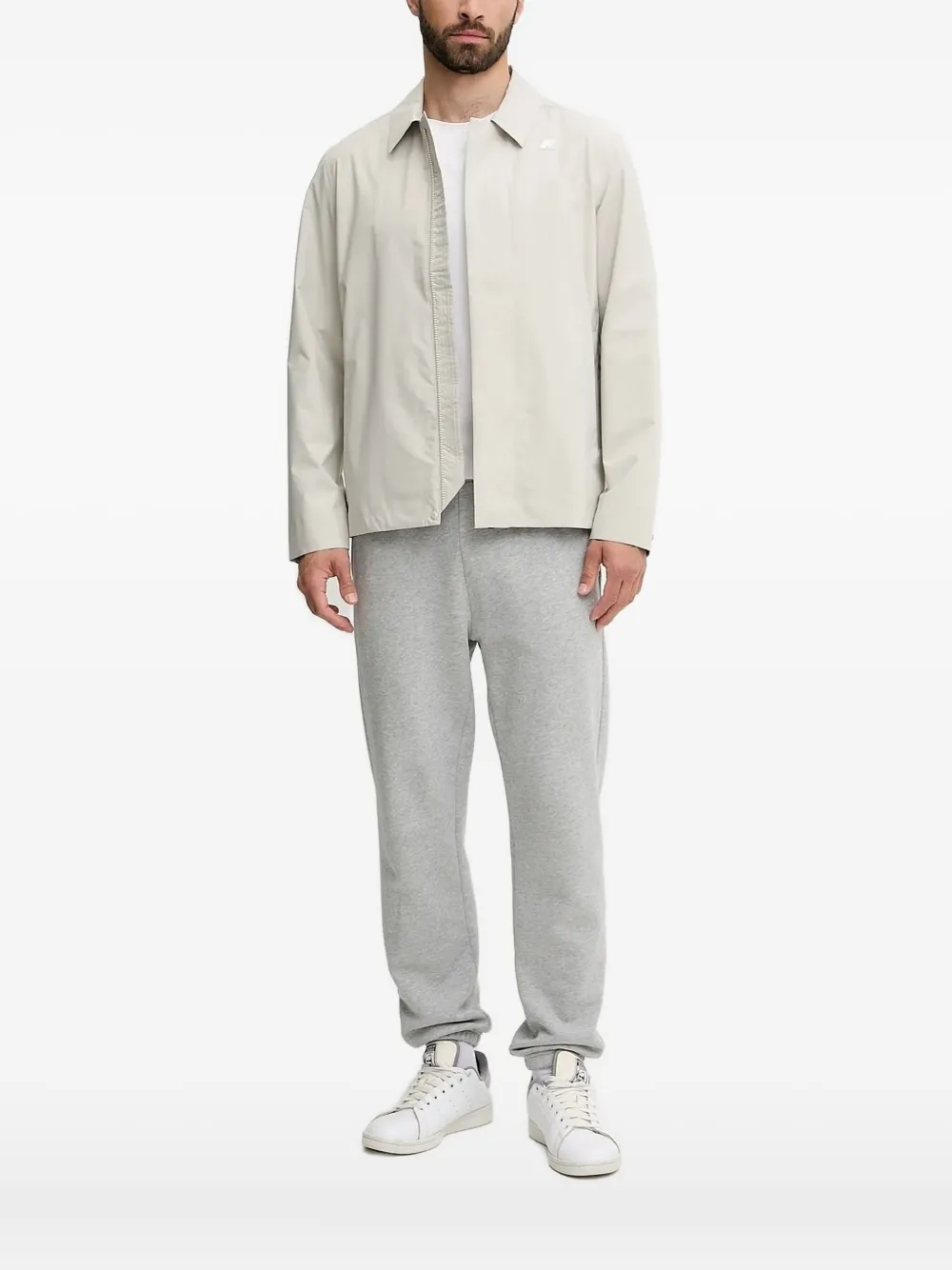 K-Way zip-fastening jacket Grijs