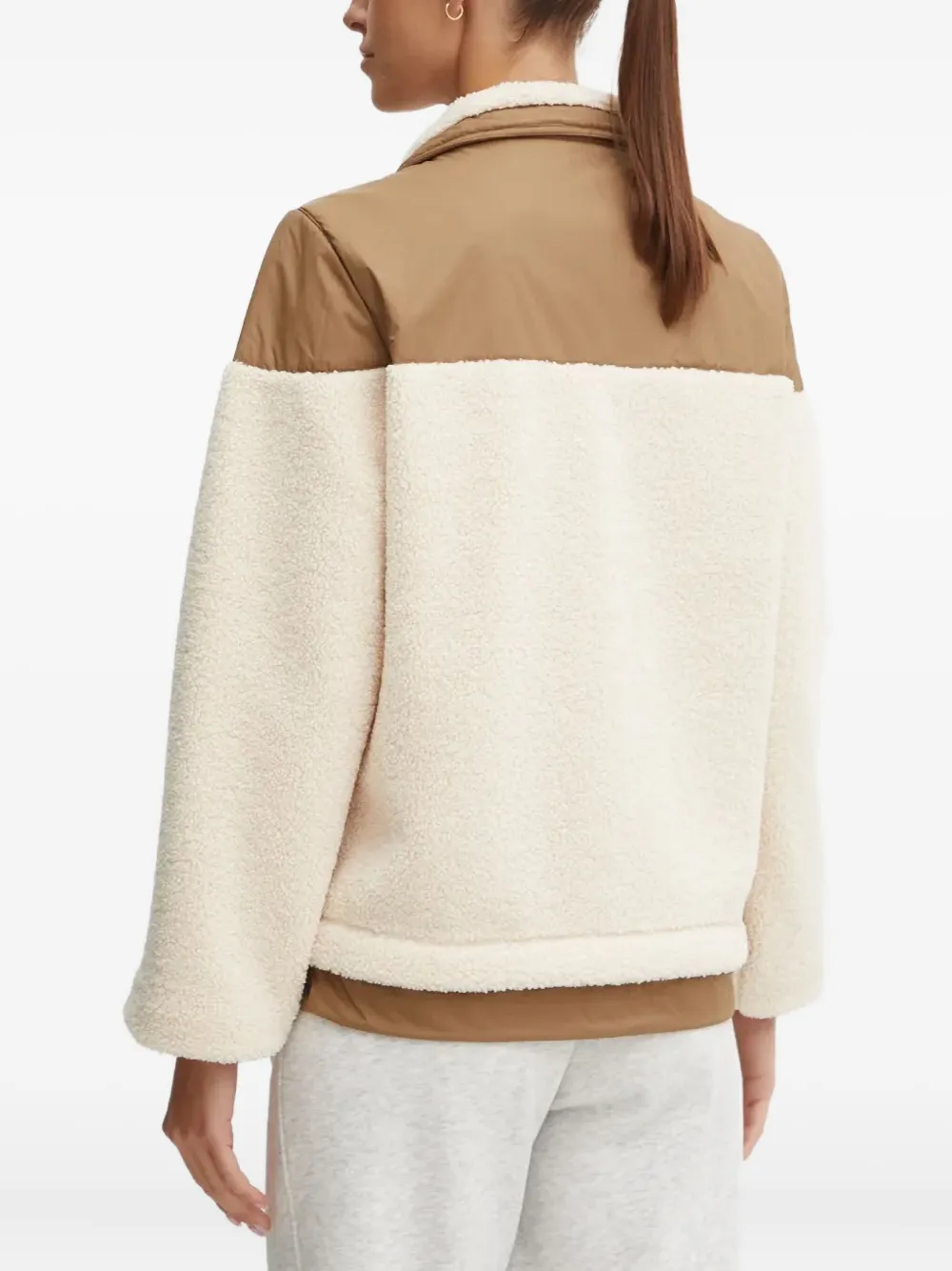 K-Way Fleece jack met rits Wit