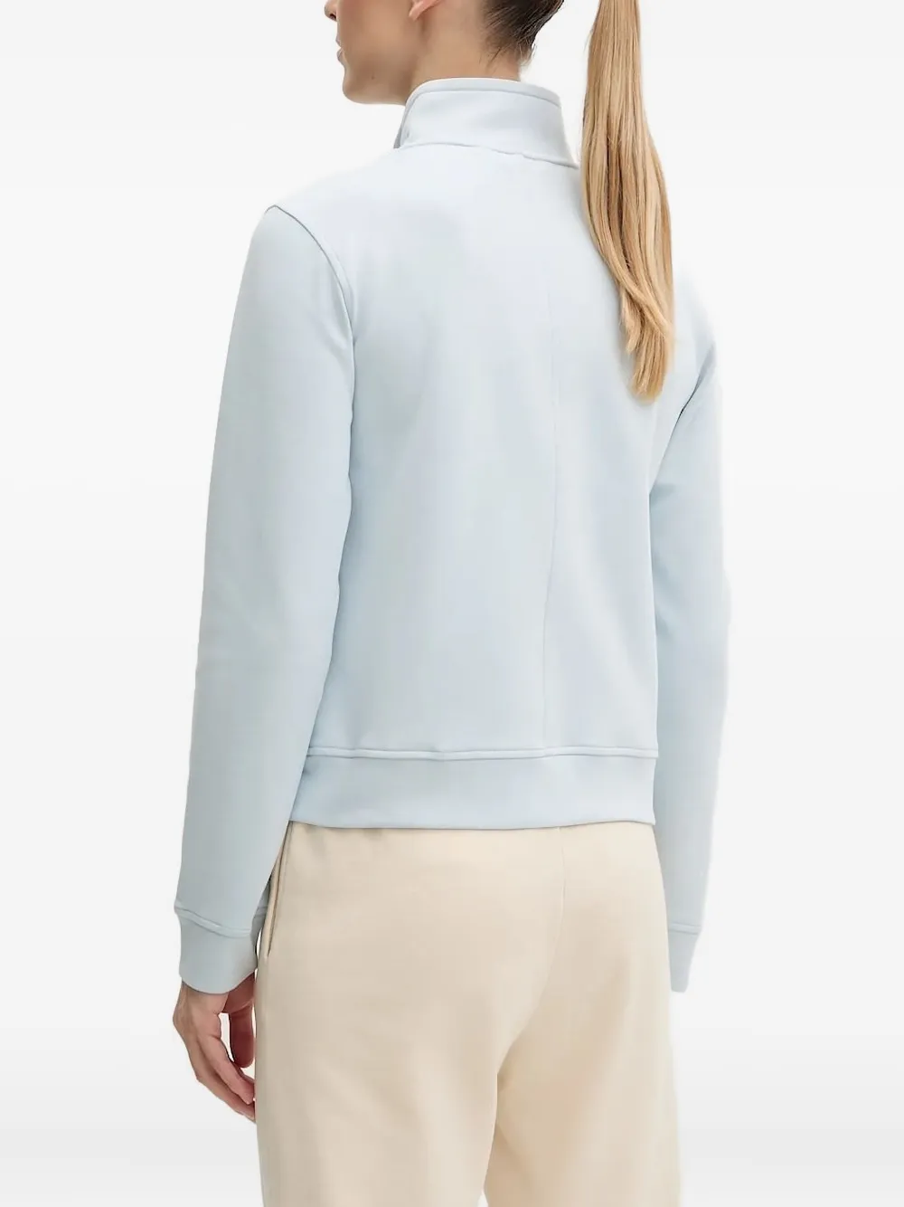 K-way Cyrielle Zip-front Sweartshirt In Blue