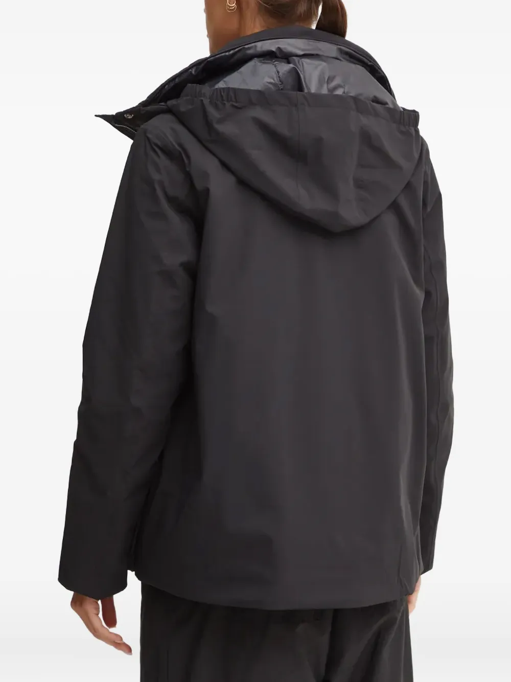 K-Way Marlette jack met capuchon Zwart