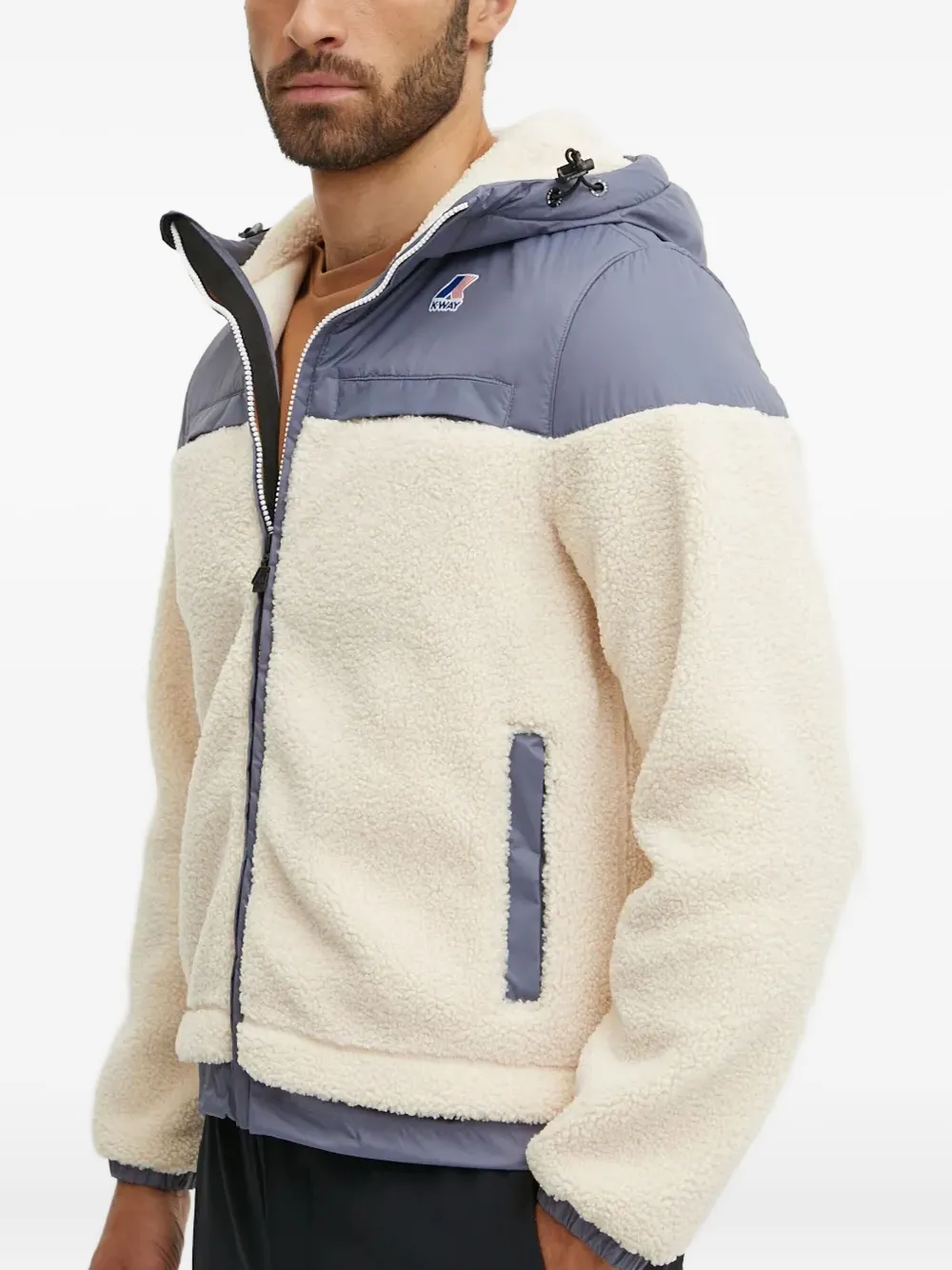 K-Way Neige hooded fleece jacket | White | Image 1