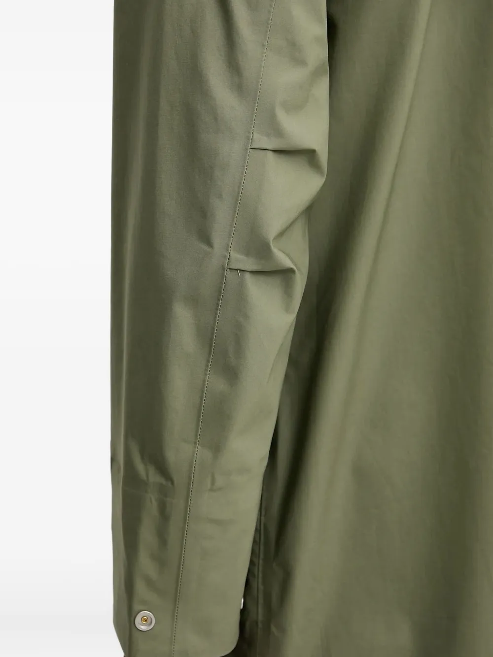 K-Way Poir single-breasted coat Groen