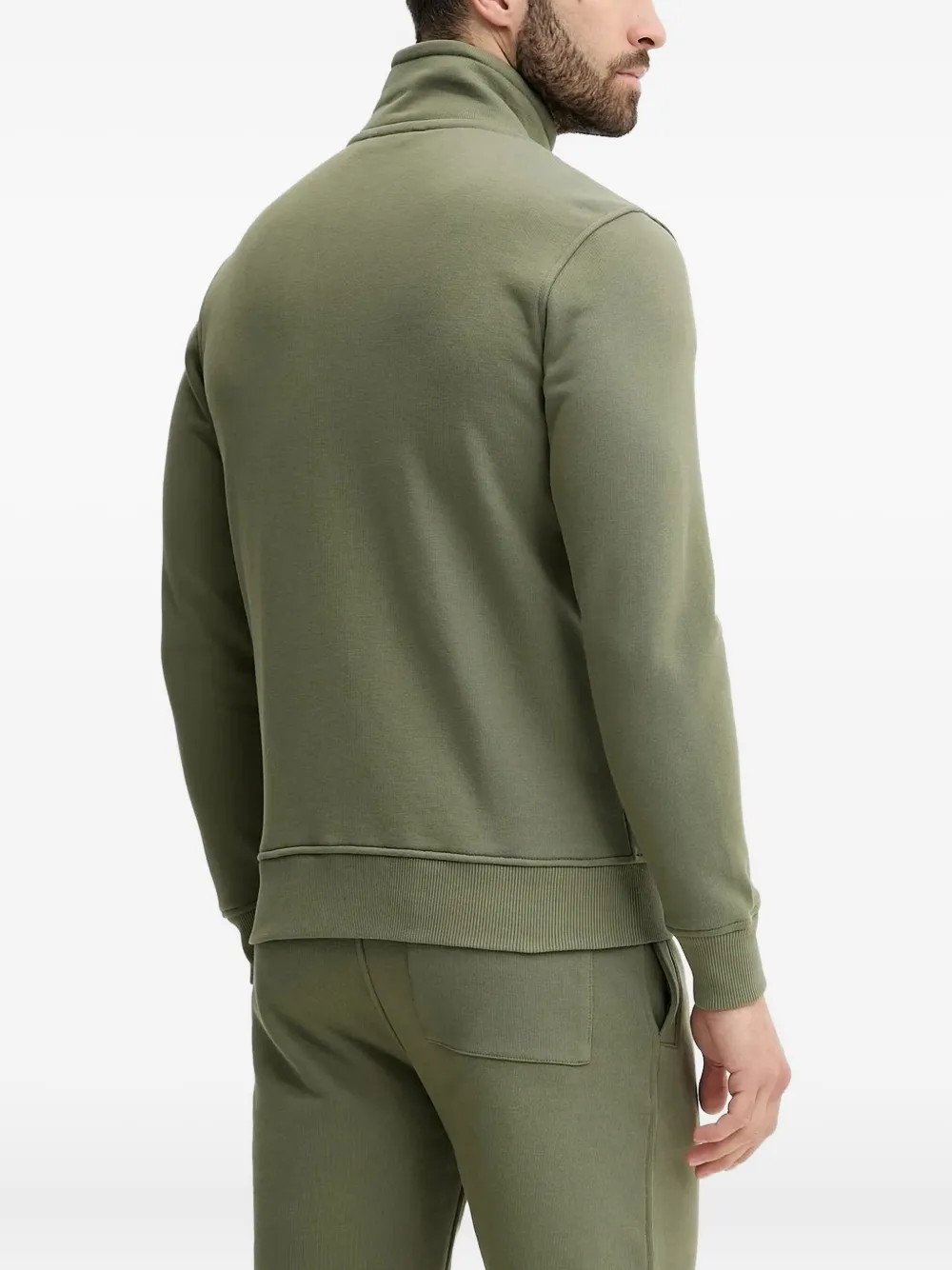 K-Way Sweater met rits - Groen