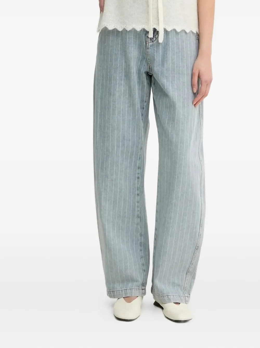 MUNTHE pinstripe jeans | Blue | Image 1