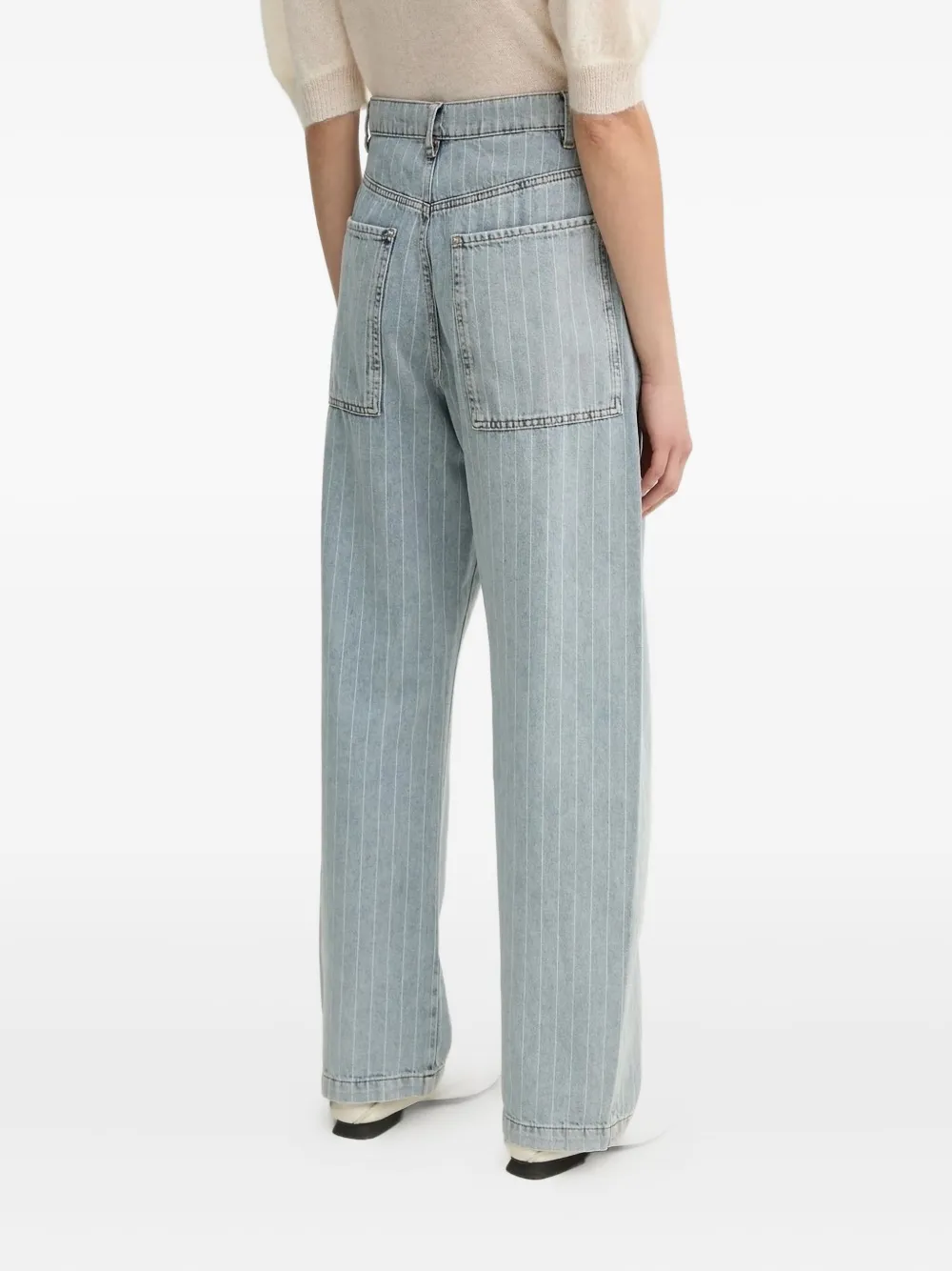 MUNTHE pinstripe jeans - Blauw