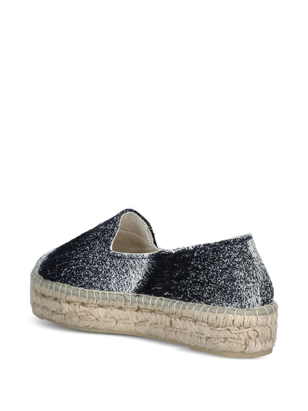 Manebi Platte espadrilles met plateauzool Blauw