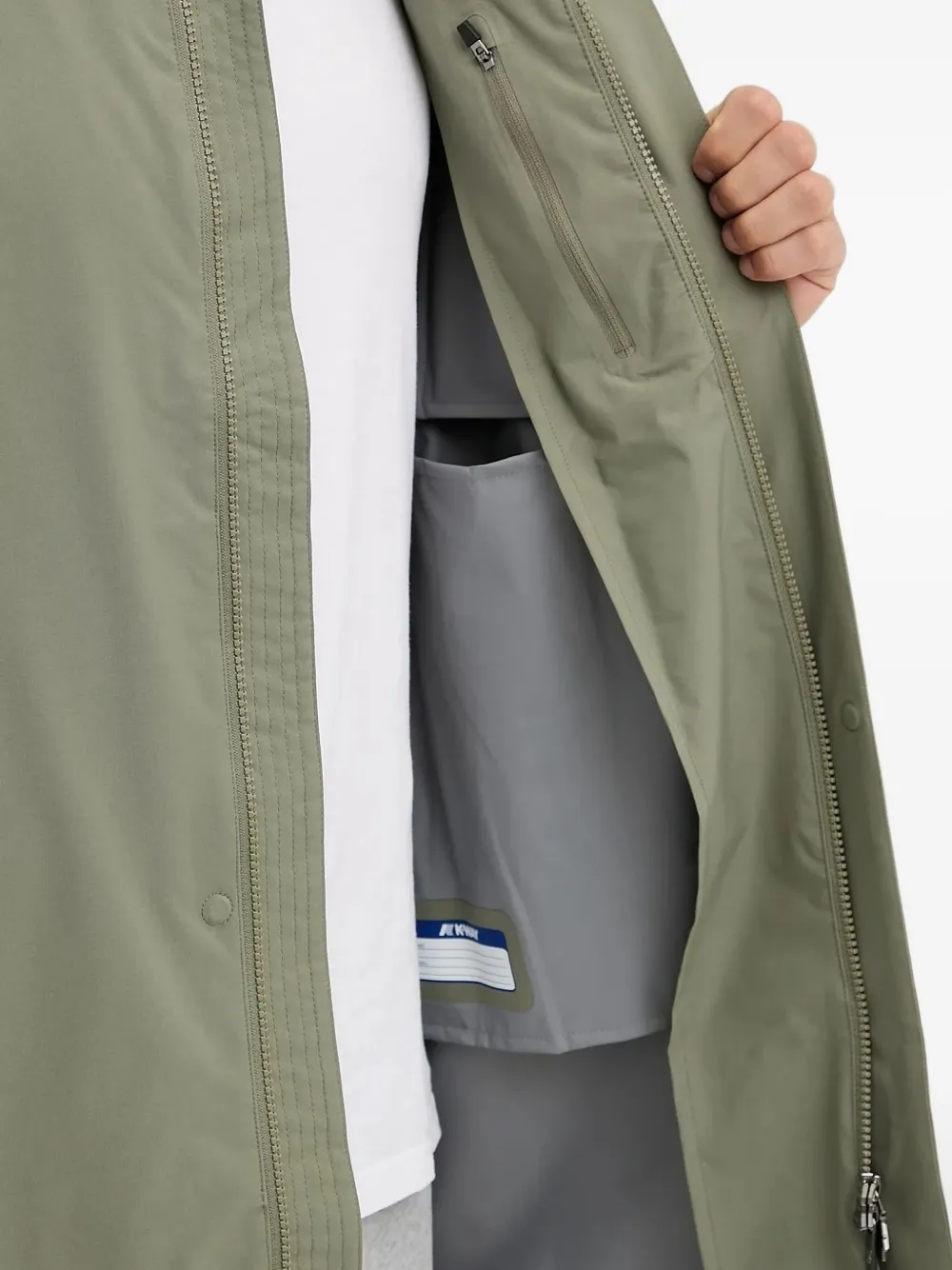 K-Way Jack met logopatch Groen