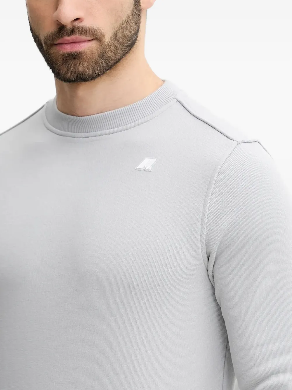 K-way Crew-neck Sweatshirt In Gray