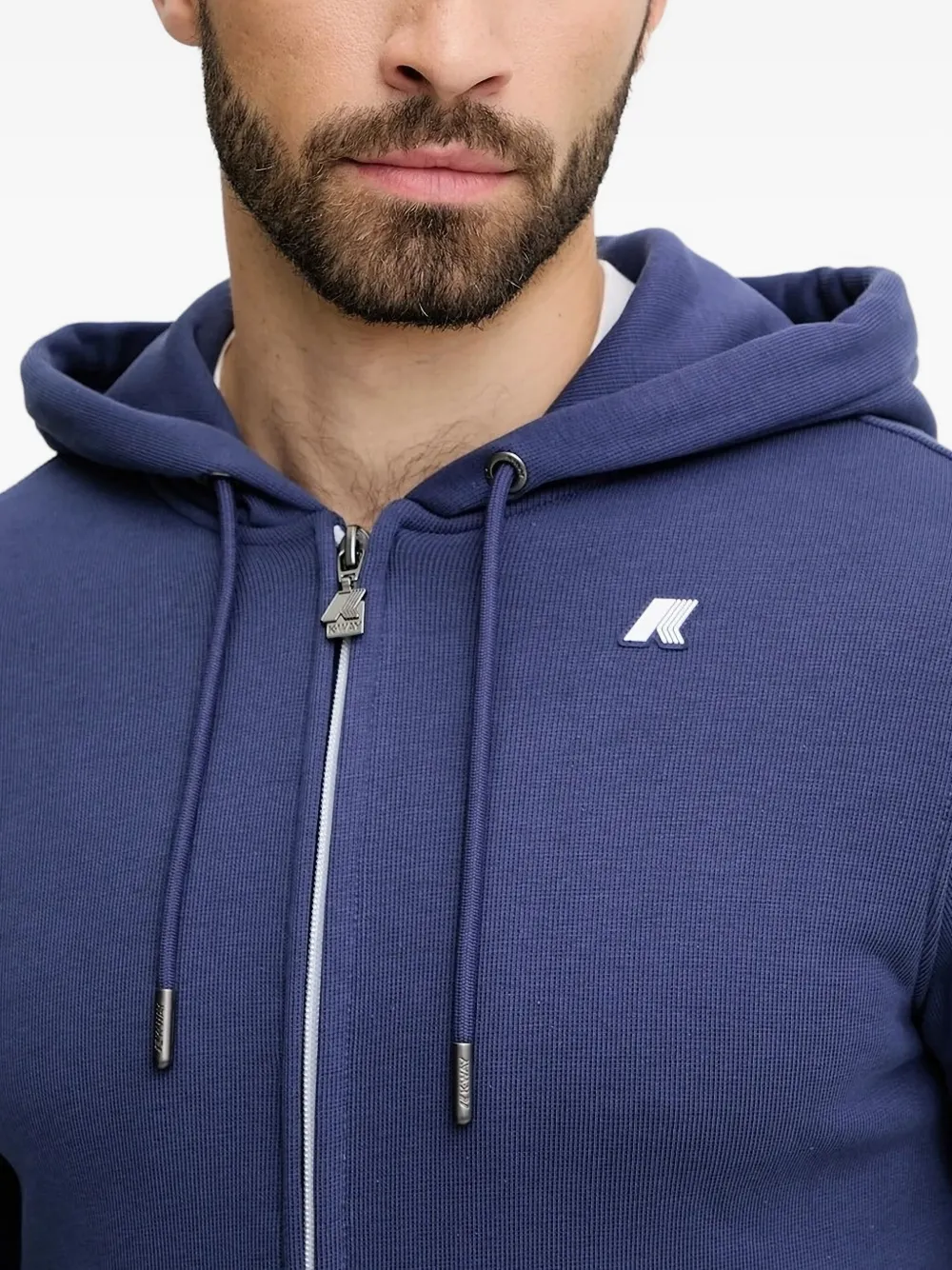 K-way Zip-up Hoodie In Blue