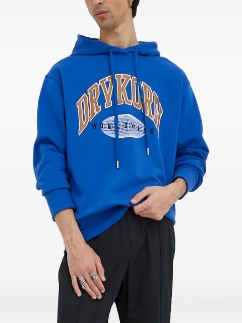Drykorn logo-print hoodie