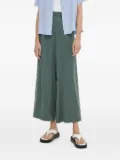 Drykorn elastic-waist wide-leg trousers - Green