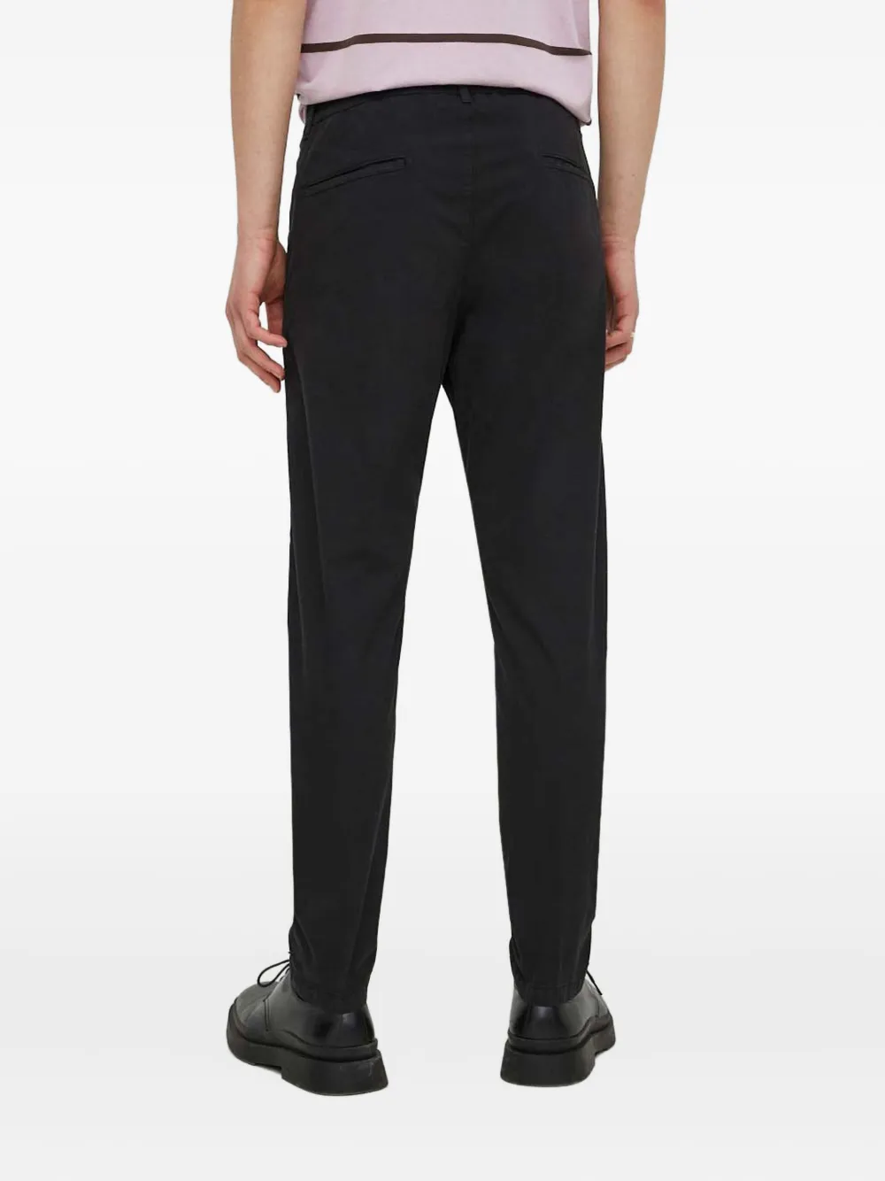 Drykorn Pleated Pocket Trousers In Black